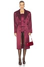view 1 of 4 Haliee Coat in Oxblood