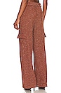 view 3 of 5 Tamsin Cargo Pants in Terracotta