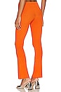 view 3 of 4 Artemis Lace Up Knit Pant in Orange