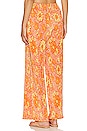 view 3 of 4 Pacha Pants in Orange Floral