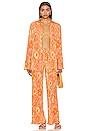 view 4 of 4 Pacha Pants in Orange Floral
