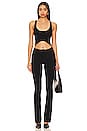 view 4 of 4 Artemis Lace Up Knit Pant in Black