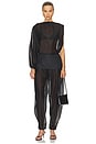 view 5 of 6 PANTALON EVELIA in Black
