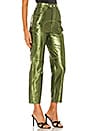 view 2 of 5 Sammy Leather Cargo Pant in Moss Green