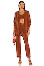 view 4 of 4 Alondra Pant in Chocolate