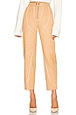 view 1 of 4 Yuri Leather Pants in Tan