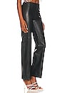 view 2 of 4 Cora Leather Pant in Black
