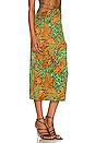 view 2 of 4 Loreno Midi Skirt in Jungle Green Leopard