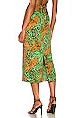 view 3 of 4 Loreno Midi Skirt in Jungle Green Leopard