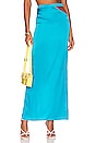 view 1 of 4 Lilly Maxi Skirt in Aqua