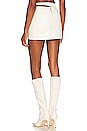 view 4 of 5 Myka Leather Micro Skirt in Ivory