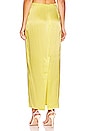 view 3 of 4 JUPE LONGUE SELINA in Lime