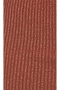 view 5 of 5 Alena Metallic Mini Skirt in Brown