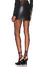 view 5 of 6 Dana Mini Leather Skirt in Black