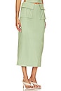 view 2 of 4 Rousseau Midi Skirt in Sage Green