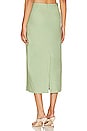 view 3 of 4 Rousseau Midi Skirt in Sage Green