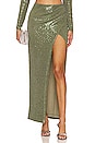view 1 of 5 Martin Maxi Skirt in Olive Green