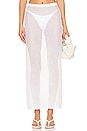 view 1 of 4 Anette Sheer Maxi Skirt in White