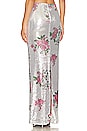 view 3 of 5 Pia Maxi Skirt in Silver Floral