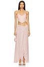 view 5 of 6 Roland Maxi Skirt in Dusty Pink