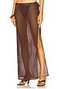view 3 of 6 Krina Maxi Skirt in Dark Brown