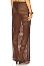 view 4 of 6 Krina Maxi Skirt in Dark Brown