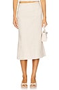view 1 of 6 Cassia Midi Skirt in Sand