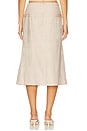 view 4 of 6 Cassia Midi Skirt in Sand