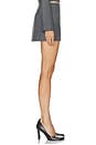 view 3 of 6 Arden Mini Skirt in Charcoal
