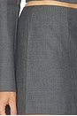 view 6 of 6 Arden Mini Skirt in Charcoal
