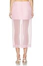 view 4 of 6 Romy Midi Skirt in Powder Pink