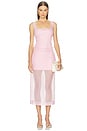 view 5 of 6 Romy Midi Skirt in Powder Pink
