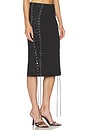 view 2 of 6 Yasmina Midi Skirt in Black