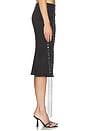 view 3 of 6 Yasmina Midi Skirt in Black