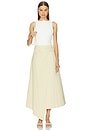 view 5 of 6 Ignacia Midi Skirt in Beige