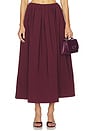 view 1 of 6 CARINA 스커트 in Oxblood