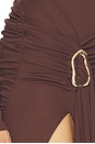 view 6 of 6 Nia Maxi Skirt in Chocolate Brown