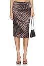 view 1 of 6 FALDA SELENA in Brown Zebra