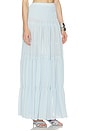 view 2 of 6 Yara Maxi Skirt in Light Blue