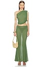 view 5 of 6 Carlisle Maxi Skirt in Green