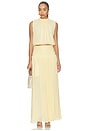 view 5 of 6 FALDA LEORA in Butter Yellow
