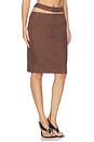 view 3 of 7 FALDA CORA  in Chocolate Brown
