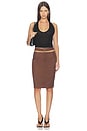 view 6 of 7 FALDA CORA  in Chocolate Brown