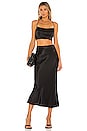 view 4 of 4 Gysele Midi Skirt in Black