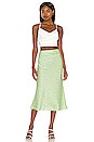 view 4 of 5 Gysele Midi Skirt in Sage Delilah