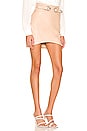 view 2 of 4 Luci Leather Mini Skirt in Nude