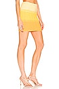 view 2 of 4 Avalon Knit Mini Skirt in Yellow Ombre