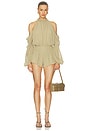 view 1 of 3 Leora Romper in Sage