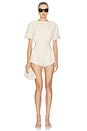 view 2 of 3 Amalia Romper in Bone