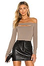 view 1 of 6 Novia Bodysuit in Taupe